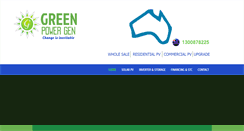 Desktop Screenshot of greenpowergen.com.au